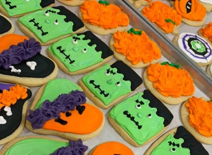 Halloween sugar cookies